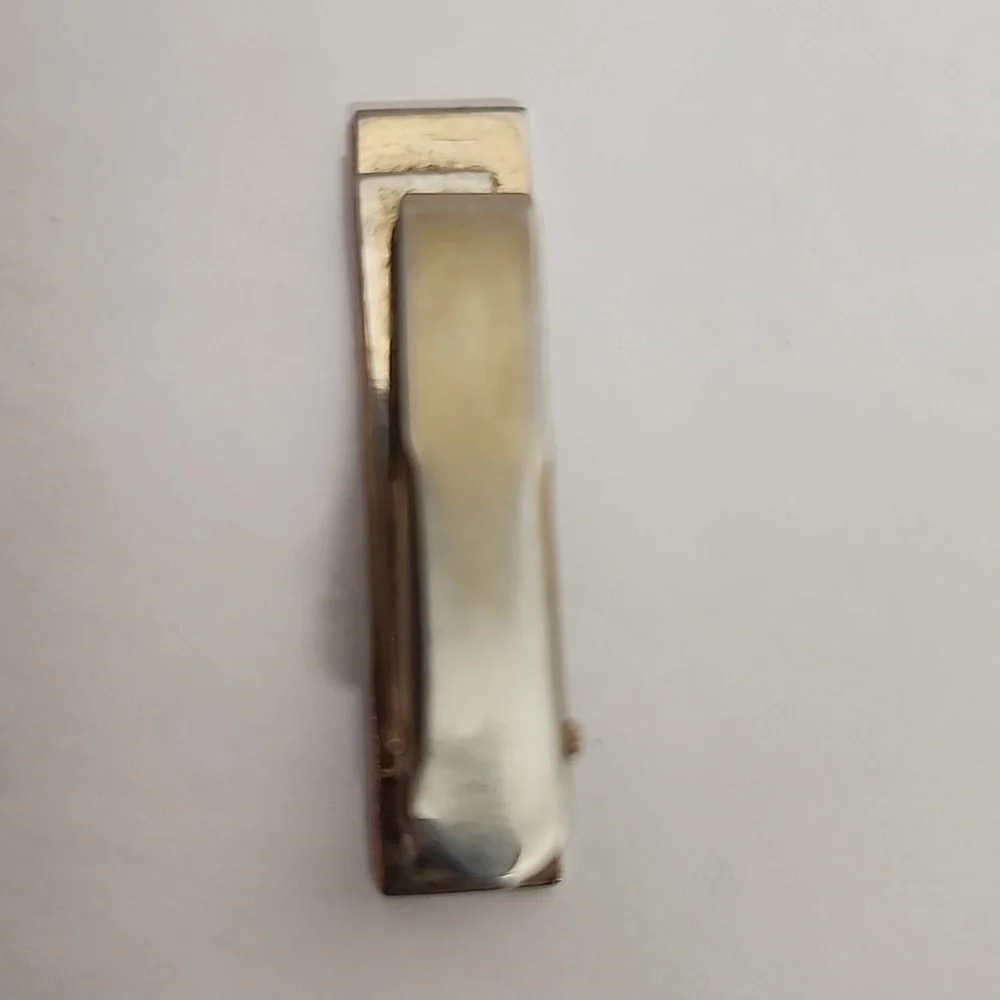 Elegant Vintage Faux Gold and Silver Tie Bar Clips 3 Pc Set